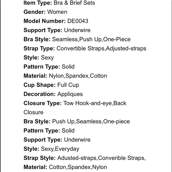 Dainafang underwire lace bra & bikini panty - Picture 3 of 7